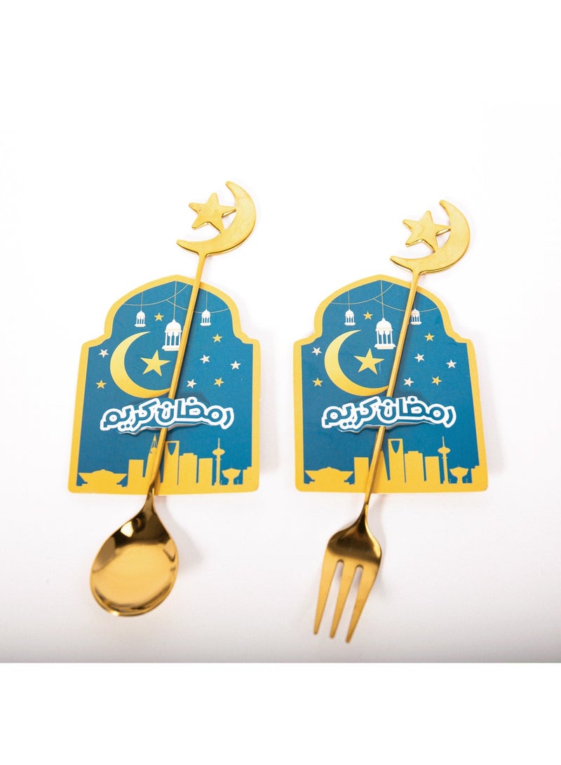 توزيعات رمضان ورقية مناسبة لتوزيع الحلويات 25 قطعة – زينه رمضان للمنازل و الحفلات - Image 3